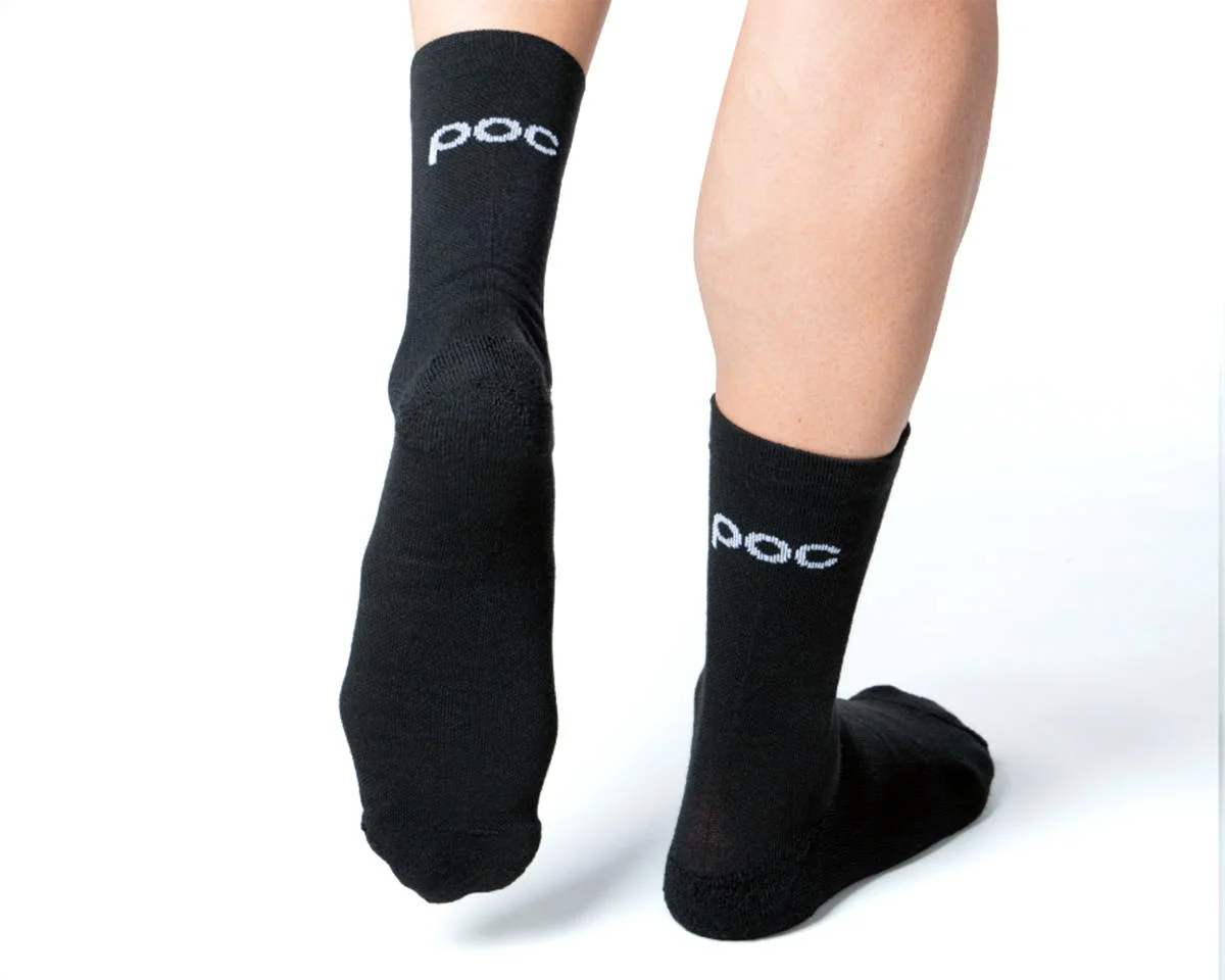 POC Cadence Thermal Long Road Socks (Uranium Black) (S)
